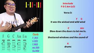 Viva La Vida by Cold Play | Easy Ukulele Tutorial and PlayAlong