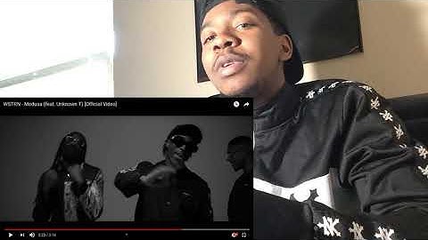 AMERICAN REACTION TO WSTRN - Medusa (feat. Unknown T) [Official Video]