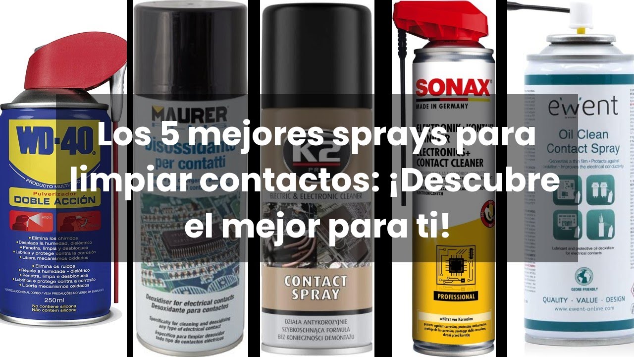 Spray Limpia Contactos Electricos 400 Ml