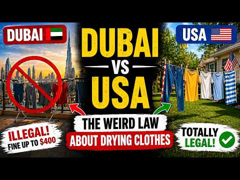 Why Some Americans Dry Clothes Outside but UAE Residents Do Not!