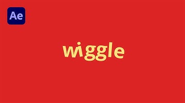 Wiggle Text Animation - After Effects Tutorial 2022 - Wiggly Text Effect