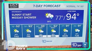 10 Weather: Tampa Bay area late forecast | June 4, 2024