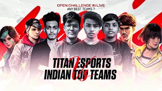 TITAN ESPORTS VS KERALA TOP TEAMS BRING YOUR SQUAD ️ SHOT YT IS LIVE