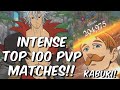 INTENSE Top 100 PVP Matches with Estarossa - WE MATCHED KABUKI!!! - Seven Deadly Sins: Grand Cross