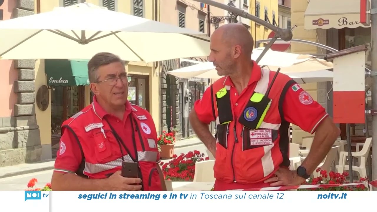 Paura a Bagni di Lucca, si solleva il pavimento della piazza