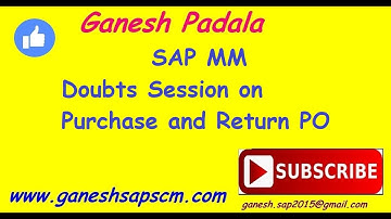 SAP MM Best Doubts Session on PO and Return to Vendor | Popular SAP Videos| FREE Knowledge | SAP ERP