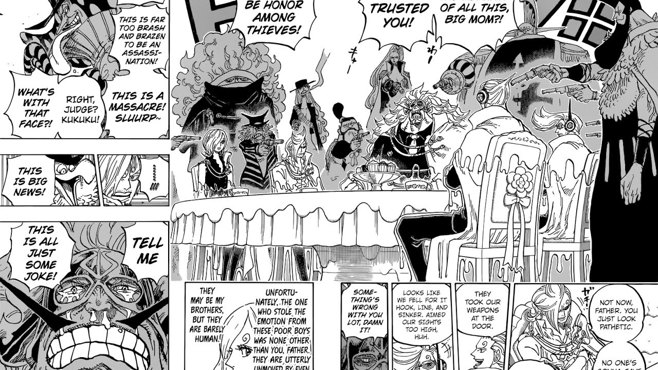 One Piece Chapter 864 Review Big Mom And Judges Shock Youtube