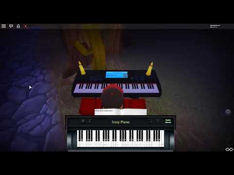 The Entertainer By Scott Joplin On A Roblox Piano Roblox