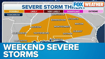 Severe Storms Target Southeast This Weekend