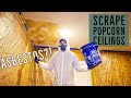 Removing Popcorn Ceiling and Testing Asbestos | Cabin Flip Ep.10