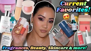 MY CURRENT FAVORITE PRODUCTS! | FRAGRANCES, BEAUTY, SKINCARE MUST HAVES! | AMY GLAM ✨