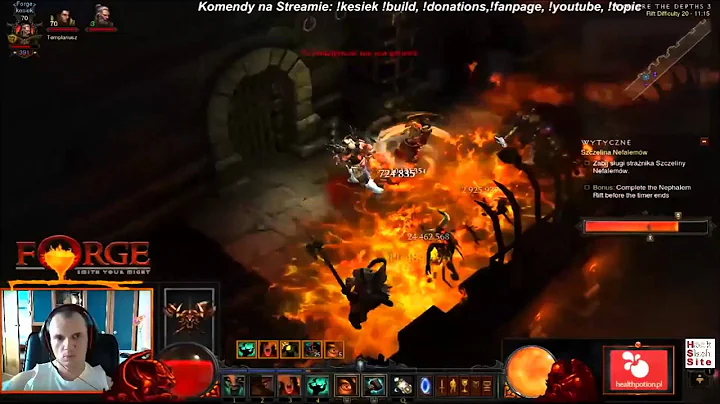 Diablo III: RoS - Głębokie Szczeliny Poziom 20 PST