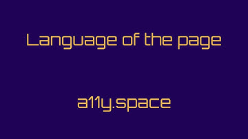 Make your Webflow site more accessible: Language of the page