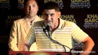 Khan Gets Into War Of Words With Garcia Senior