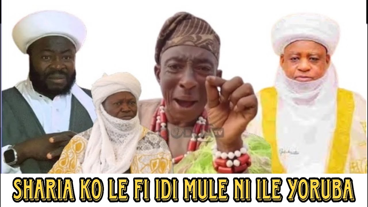 Omoba Wale Obafemi binu koju Mufty iwo ati awon alufaa Islam nitori oro sharia ti wọn tẹnu mọ.