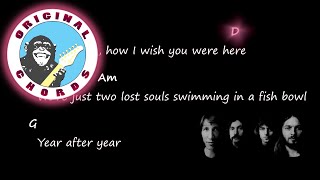 Pink Floyd - Wish You Were Here - Chords &amp; Lyrics