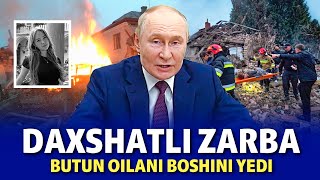 : ROSSIYA UKRAINAGA O'LIM ZARBASINI BERDI-BUTUN OILANI BOSHINI YEDI