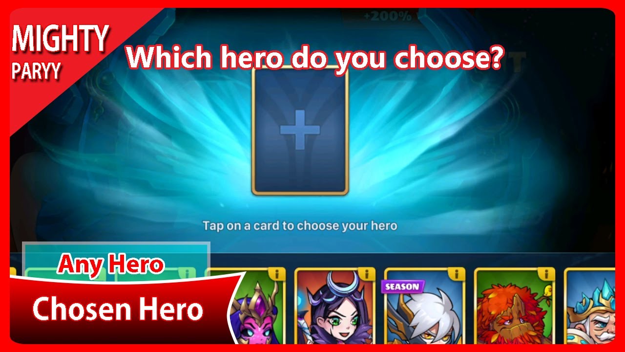 Mighty Party - Choose Any Hero Event - Happy Holidays - YouTube