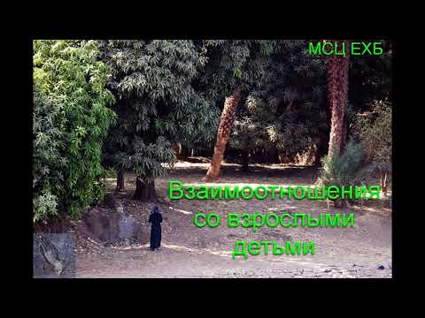 "Взаимоотношения со взрослыми детьми". Я. Крекер. МСЦ ЕХБ