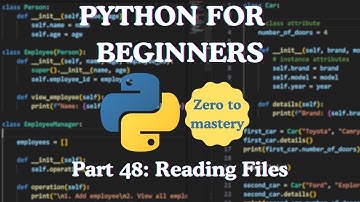 Python for Beginners — Part 48: Reading Files