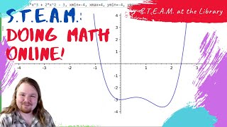 STEAM @ the Library - Doing math in the web browser (Grades 8+)