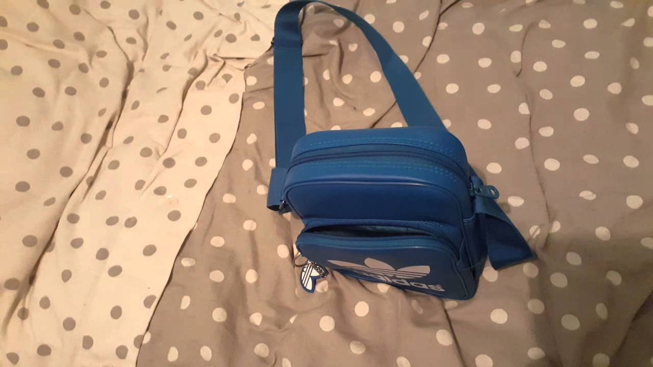 adidas messenger bag blue