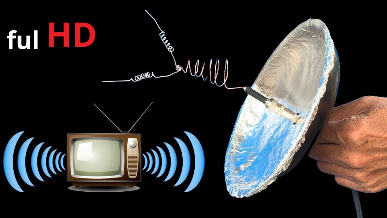 Turn old pot lids into the most powerful TV antennas by 2025 - YouTube
