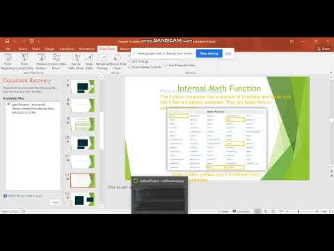 Min max pow round abs functions in Python Pycharm