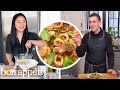Lana Condor Learns How to Make Fried Calamari with Chris Morocco | Bon Appétit