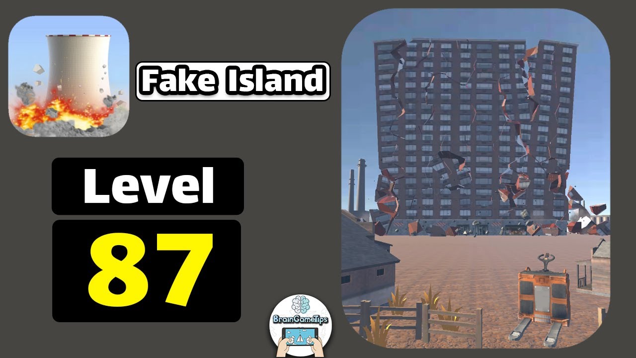 Fake Island: Demolish! - Level 87 Walkthrough
