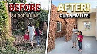 Single Mom Buys a $4,000 Abandoned House to Start a New Life With Her Daughter