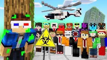 I Trapped 25 YouTubers in an INFECTION Hide and Seek Game