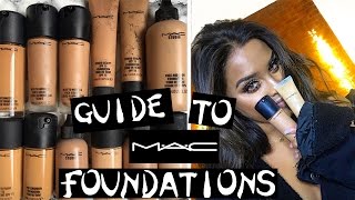 Guide to M.A.C FOUNDATIONS -which one is BEST for YOU! NikkisSecretx