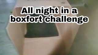 All night in a box fort!!! (Our First Vlog!!)