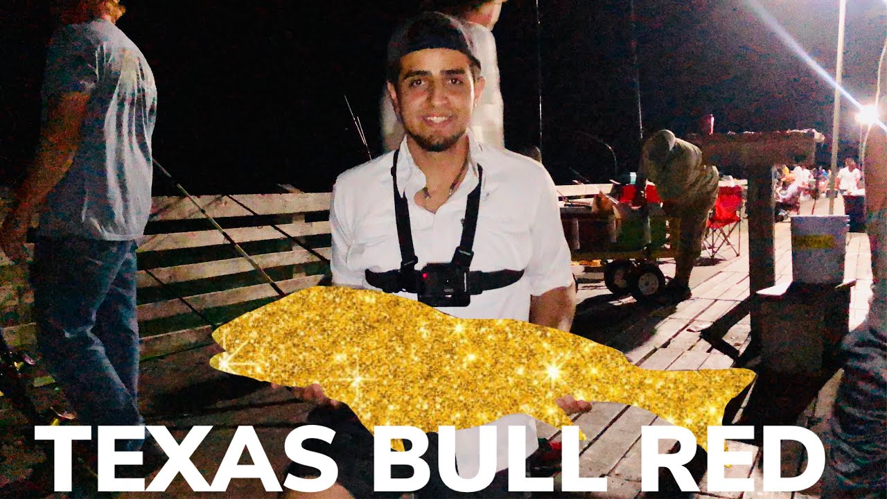 First Texas Bull Red Galveston Fishing Pier Youtube