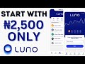 Start Your Crypto Journey With As Little As ₦2,500 Using LUNO Exchange