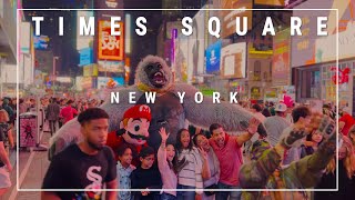 [4K] 🇺🇸 Times Square, New York City Walking Tour 2025