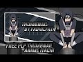 PLP THUMBNAIL YOUTUBE ANIME NARUTO (ITACHI) #pixellab