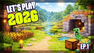 Celebrity Starting a New World — Minecraft 2026 | Episode 1 Wealth