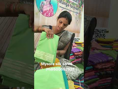 Mysore silk saree ph.9505692327