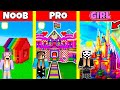 Minecraft Battle: SECRET TNT TUNNEL BASE HOUSE BUILD CHALLENGE - NOOB vs PRO vs GIRL / Animation