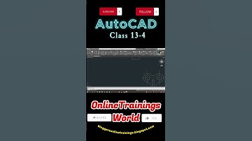 Use of Gripper Copy, offset, Explode, Mirror Command in AutoCAD 2016 Class 13 #OnlineTrainingsWorld