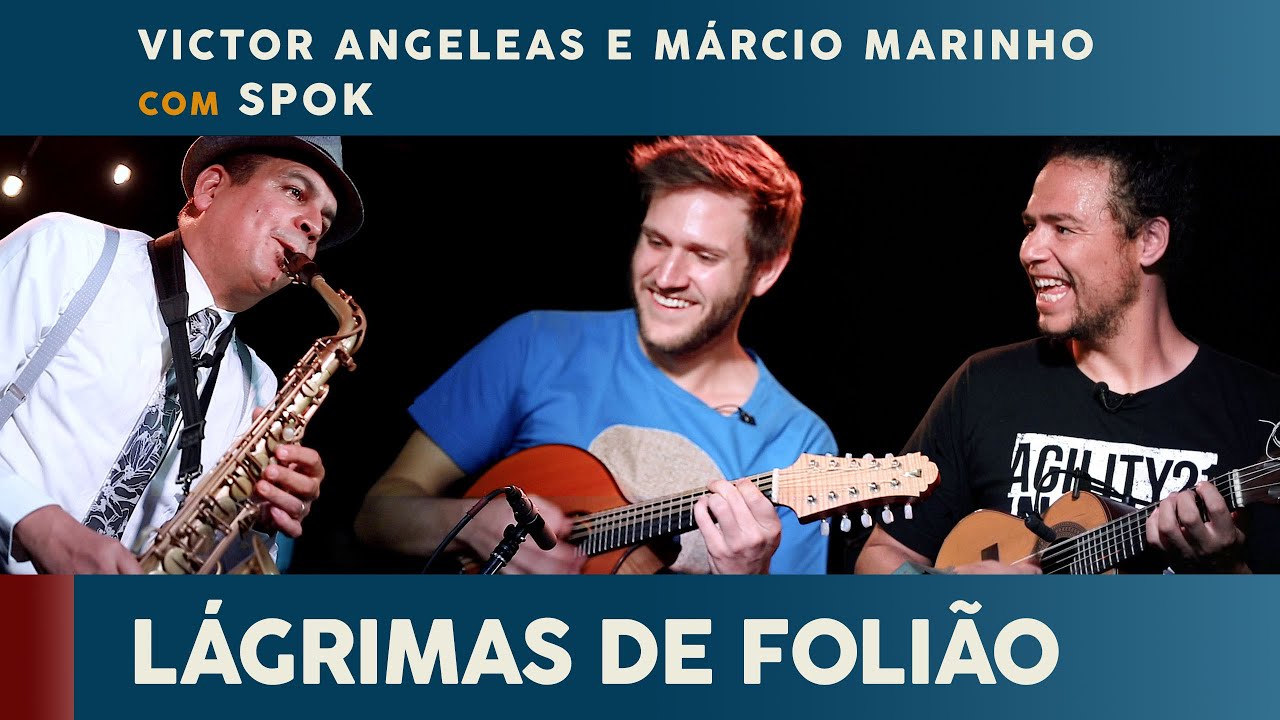 Lágrimas de Folião (Levino Ferreira) com Victor Angeleas, Márcio Marinho e Spok Lágrimas de Folião (Levino Ferreira) com Victor Angeleas, Márcio Marinho e Spok