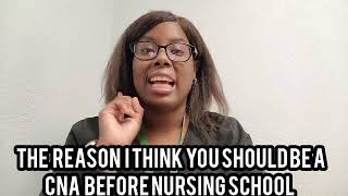 Should I Be A CNA Before Nursing School ? | iamjustgeorgiak | Nursing