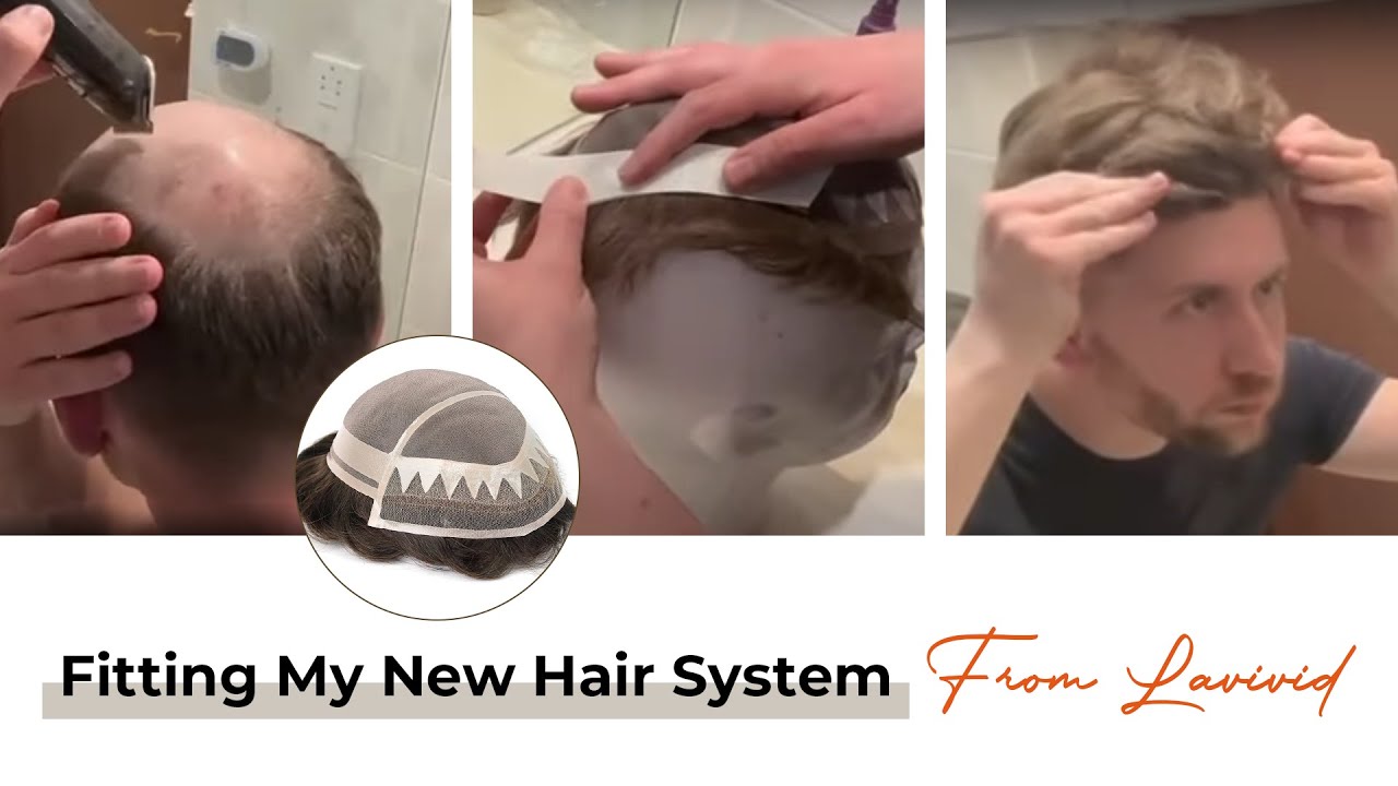Fitting My New Hair System From Lavivid | Lavivid Nicolas Hair System ...