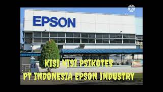 Bocoran Soal Psikotes PT Indonesia Epson Industry Terbaru 2022