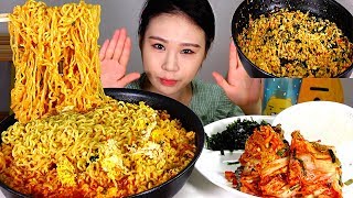 [Eng Sub] 4 Yeul Ramen with rice in the soup! Mukbang Eating Sound