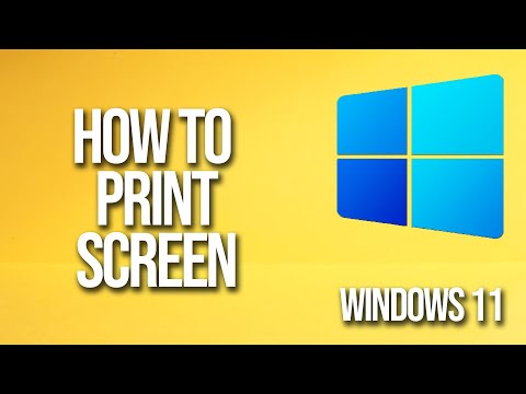 How To Print Screen Windows 11 Tutorial