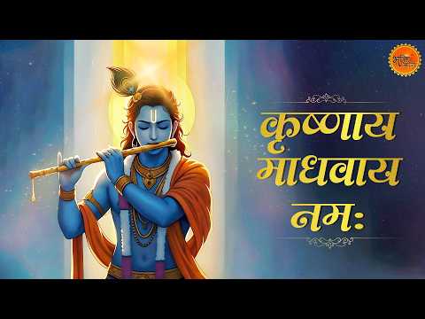 कृष्णाय माधवाय नमः | Krishnaya Madhavaya Namah | Beautiful Krishna Bhajan | Krishna Song