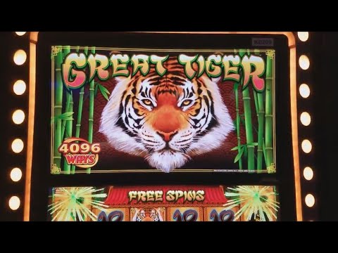 Great Tiger Slot Machine Bonus Win